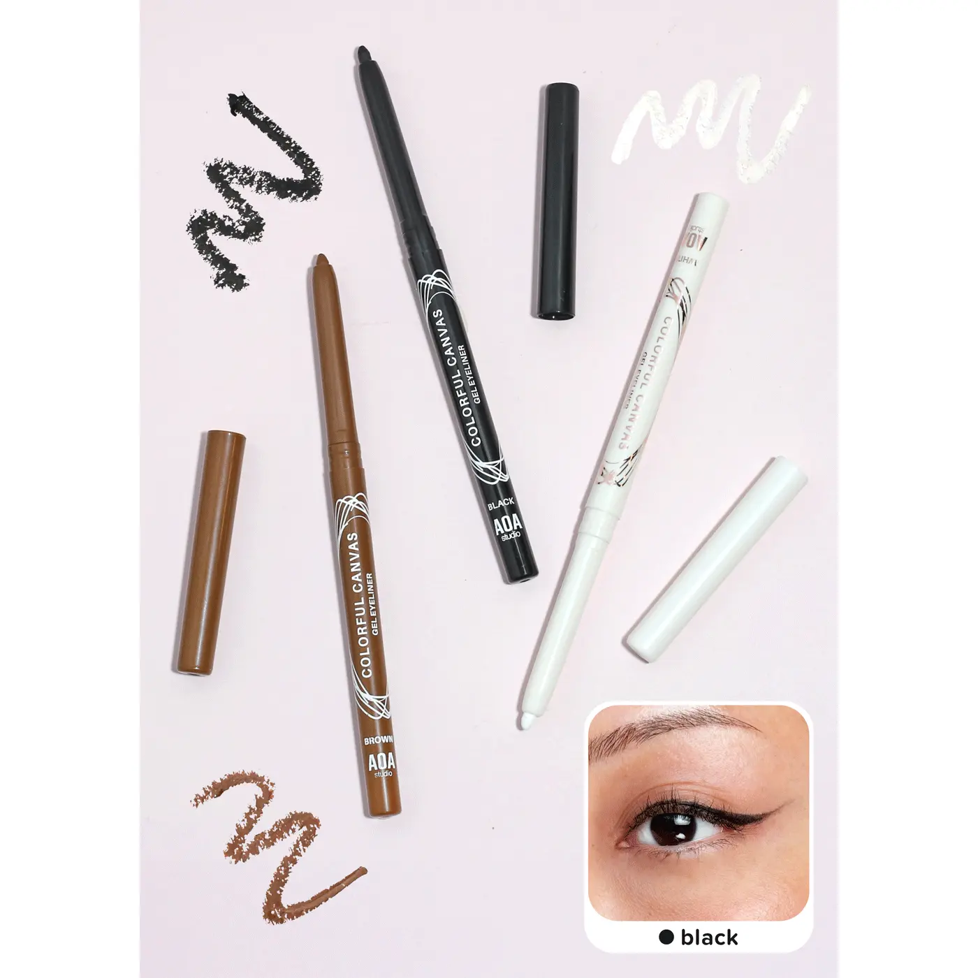 AOA Colorful Canvas Gel Eyeliner