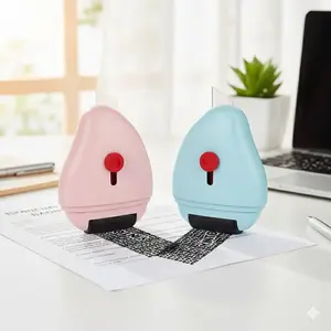 Reusable Privacy Stamp Roller for Confidential Mail, Anti-Snoop Security Ink Roller, Durable Metal Design for Document Shredding & Identity Protection. Multi-Scene Use.