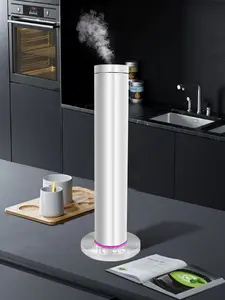 Nano Mist Aroma Diffuser with Bluetooth Control 7-Color LED Mood Lamp 300m³ Coverage PP Aluminum Alloy Shell DC5V Energy Efficient