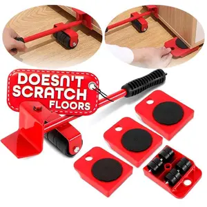 Furniture Mover with Wheels & Furniture Lifter Set,600 Lbs Capacity for Moving Heavy Furniture,360 °     Rotation Wheels Furniture Dolly,Sofa,Refrigerator,Cabinet peel and stick flooring.