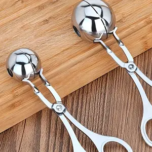 Stainless Steel Meatball Maker, DIY Food Grade Kitchen Tool, Easy Clean & Durable Design, Perfect for Homemade Meatballs & More, Utensils