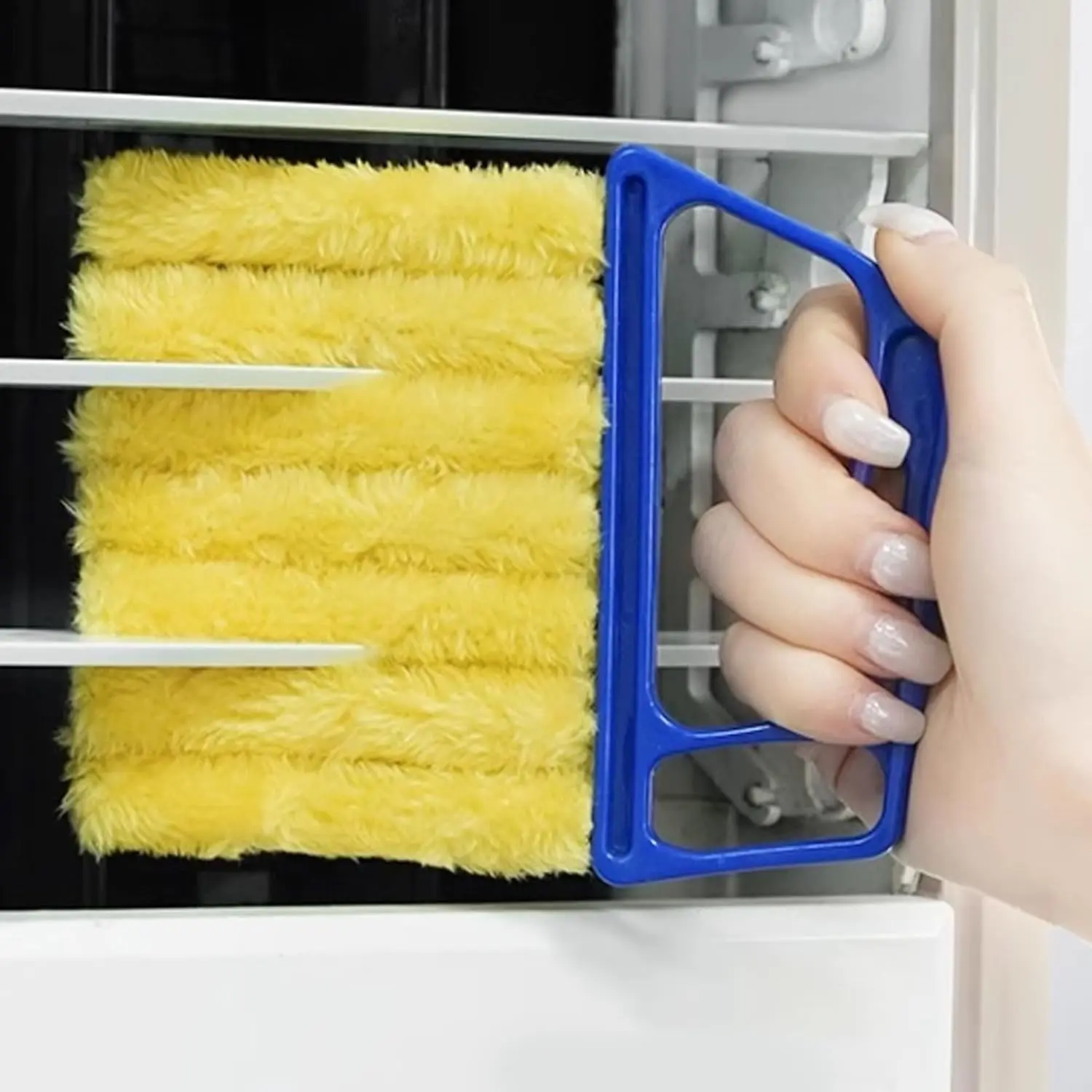 Blind Cleaner Duster Tool,Window Blinds Cleaner Microfiber Washable,7 Fingers Blind dusters for Cleaning Window,Air Conditioner Vent