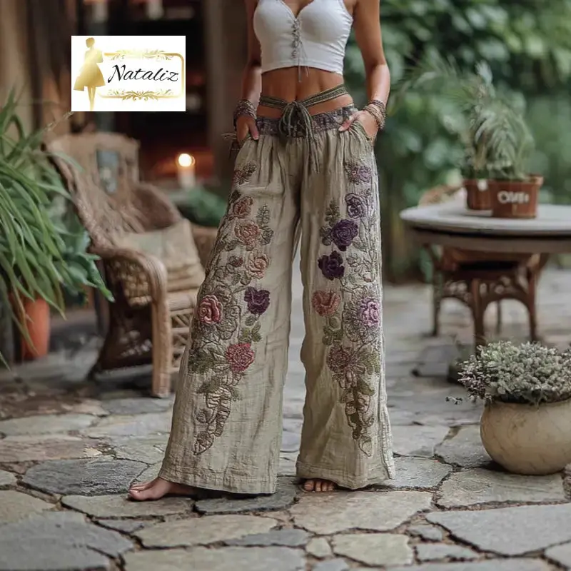Retro Casual Versatile Wide-leg Pants Retro Casual Versatile Wide-leg Pants