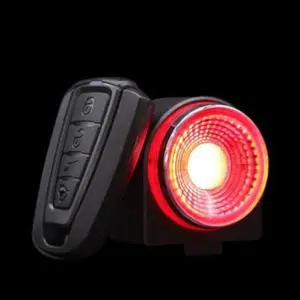 Bicycle Back Light w/Anti-theft Alarm Lock