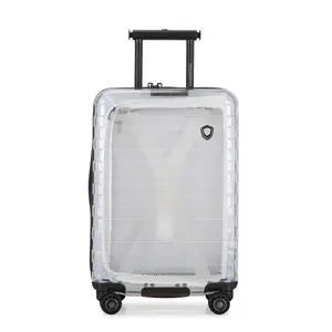 Traveler's Choice Millennial Polycarbonate Hardside Carry On Spinner Suitcase - Translucent