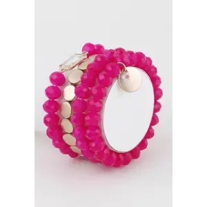 Multi Crystal Beaded Bracelet