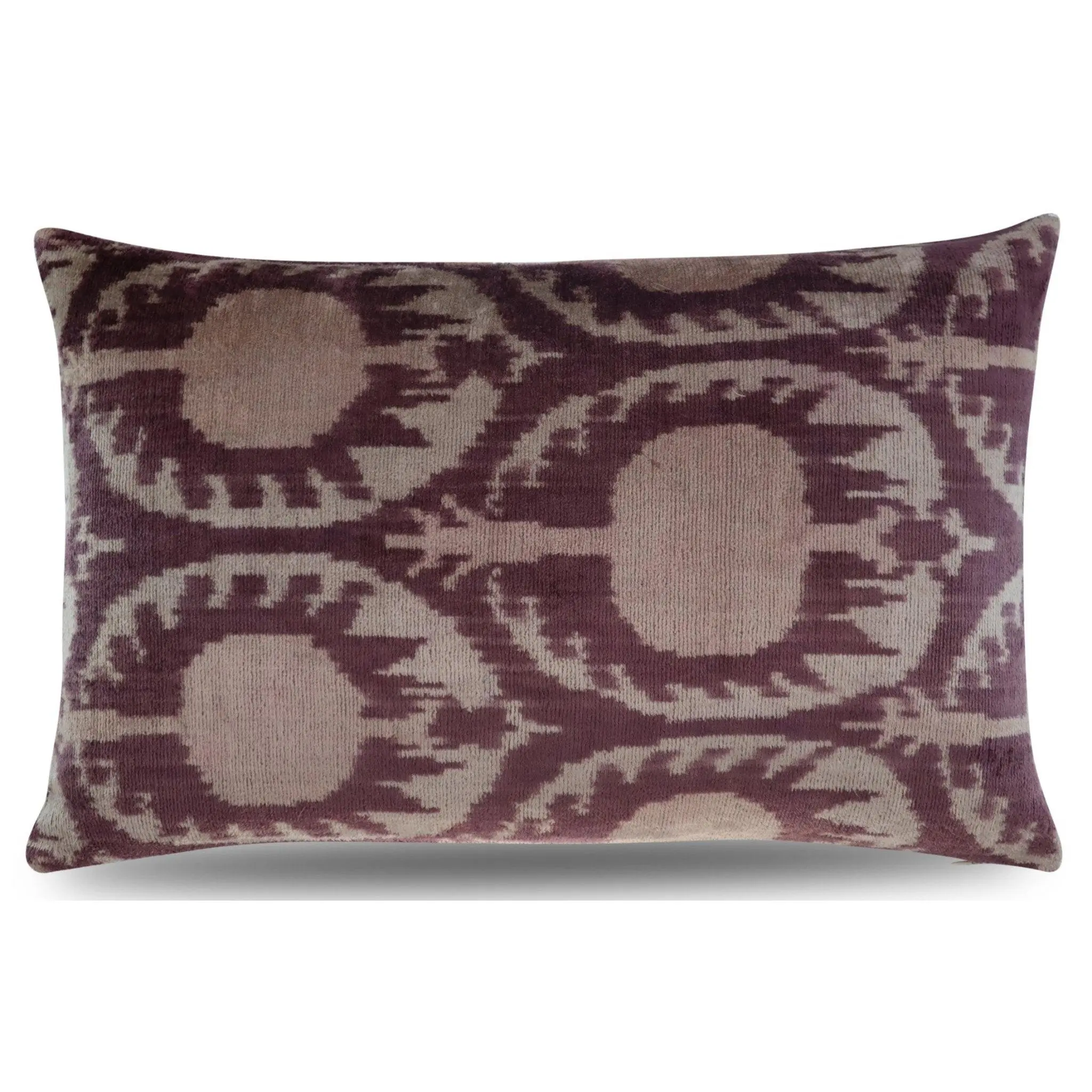 Canvello Decorative Brown BeigeThrow Pillow Down Feather Filled - 16x24 in