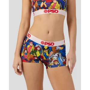 PSD Womens Marvel - X-Men Squad Boy Short Underwear - Comfortable, Breathable, Ultra-light Fabric