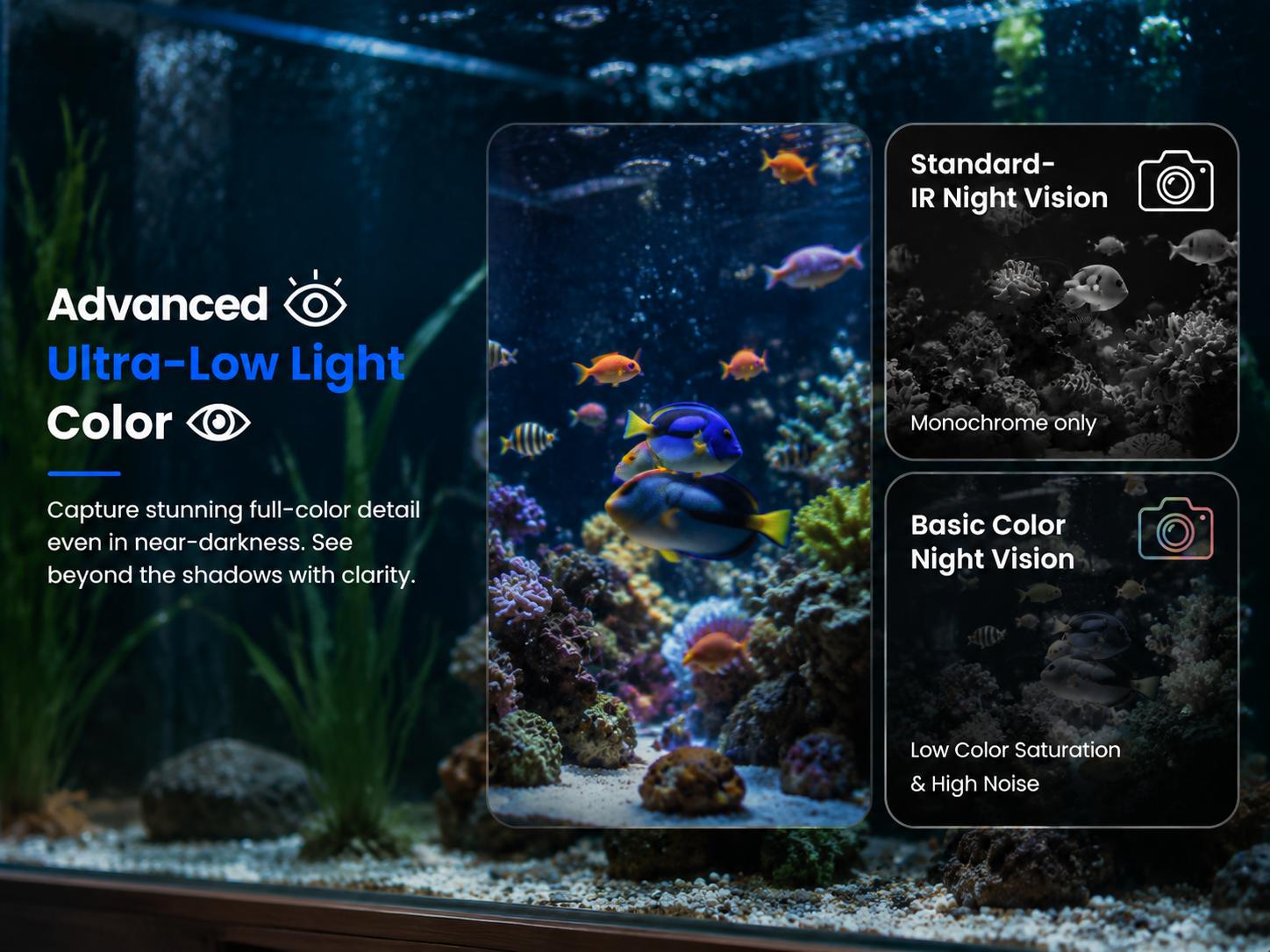 Wireless Window security Cameras for Home 4MP 2.5K, Indoor WiFi Cameras 2.4GHz/5GHz, Motion & Person Detection with Auto-Focus , Easy Installation, 24/7 Recording Works, Magnetic Install &Close-Focus Lens for Fish,Lizard, Hamster, Chameleon, Gecko, Snakes Wireless Window security Cameras for Home 4MP 2.5K, Indoor WiFi Cameras 2.4GHz/5GHz, Motion & Person Detection with Auto-Focus , Easy Installation, 24/7 Recording Works, Magnetic Install &Close-Focus Lens for Fish,Lizard, Hamster, Chameleon, Gecko, Snakes