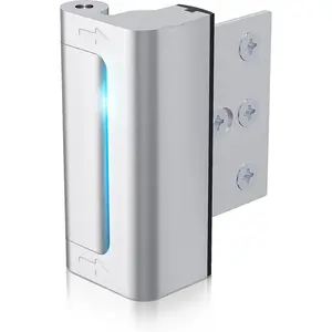 Home Privacy Protection Door Reinforced Lock, Extra Security Door Lock, 5 Screw Installation, Prevent Unauthorized Entry, Universal Fit, Door Hardware