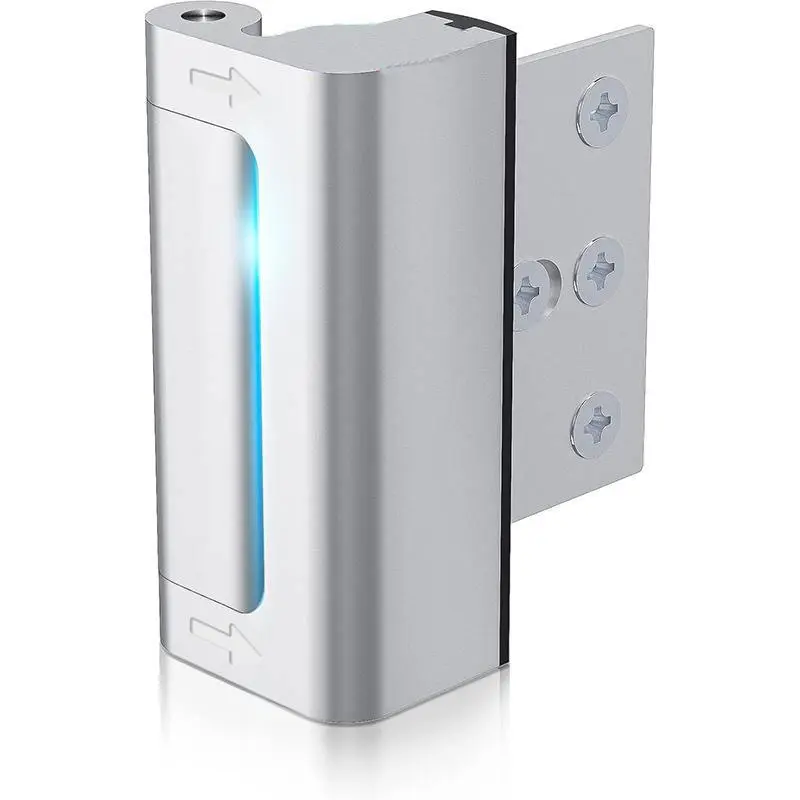 Home Privacy Protection Door Reinforced Lock, Sturdy Lock, Extra Security Door Lock, High Security Locks, Stainless Steel Locks, 5 Screw Installation, Prevent Unauthorized Entry, Universal Fit, Door Hardware, Locks for Doors, Door Reinforcement Lock