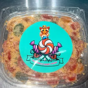 Cowgirls Candy Rush Orange Pineapple Gushies-Sweet Tropical Bonbon Snack