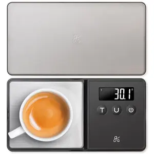 Digital espresso and coffee scale - 750 x 0.1g, mini scale with 6 units of measurement