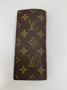 Pre-owned Louis Vuitton canvas Small Leather Goods Sunglass Case