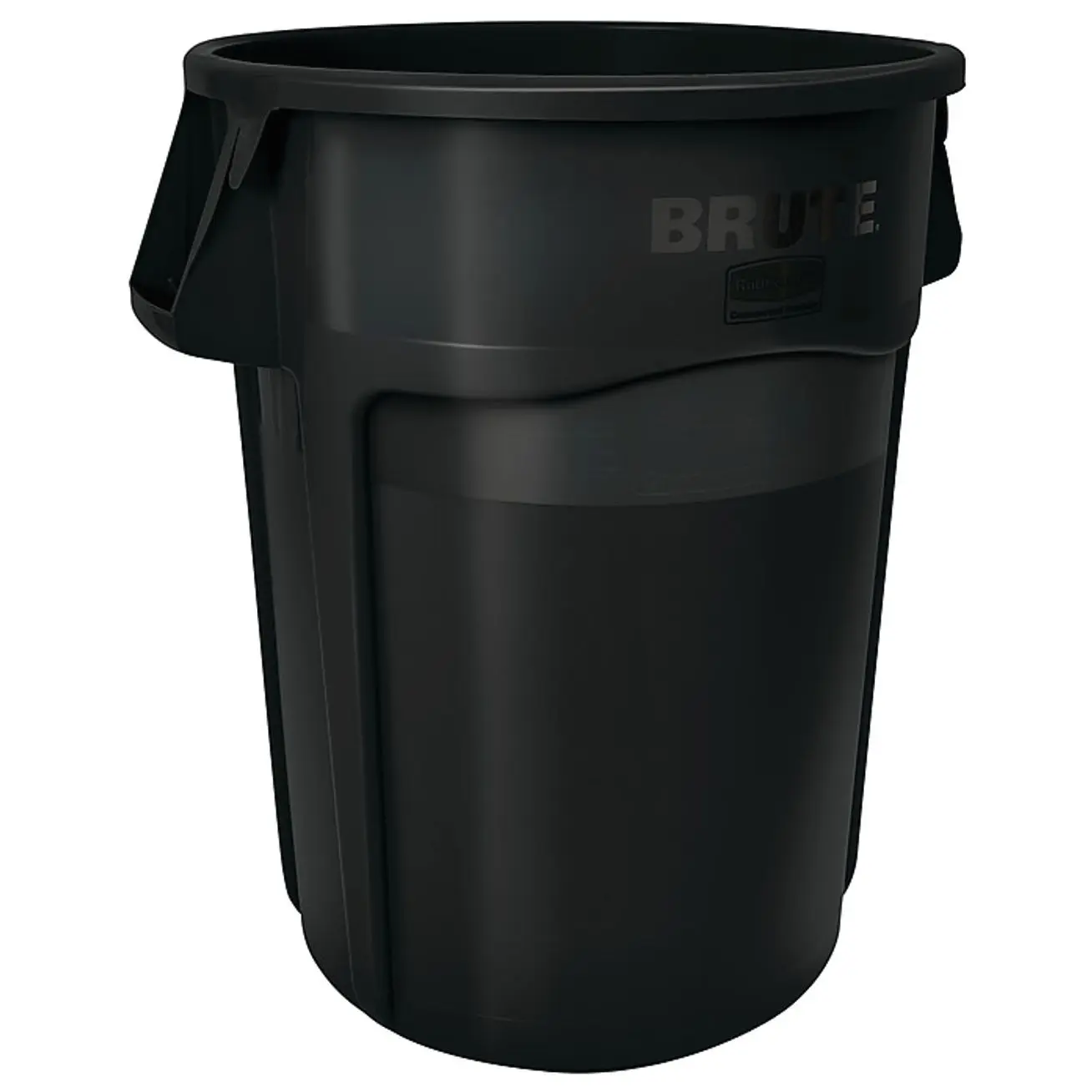 Rubbermaid Brute Indoor Trash Can w/ No Lid, Black Resin, 44 Gal. (FG264360BLA)