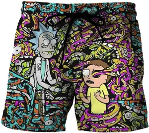 USA Tropical Flag Buschh Light Swim Trunks, Hawaiian Shorts For Men Dad Friend, Aloha Short, Trendy Gift, Summer Shorts, Beach Shorts