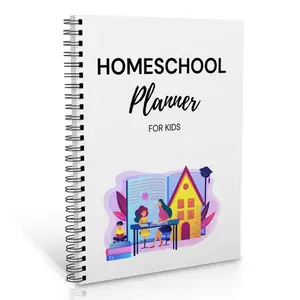 Homeschool Planner, 1 Count Colorful Lovely Homeschool Planner, Learning Organizer & Curriculum Planner, Perfect Gift for Homeschooling Parents