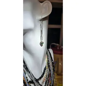 Sterling Silver Ruby in Zoisite Earrings