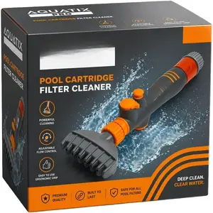 Pool &  Filter  Cleaner, Removes Debris & Dirt from Pool Filters in Seconds, Heavy Duty & Durable Pool  Filter Cleaner, for a Clean Flow of Water Today! (1)