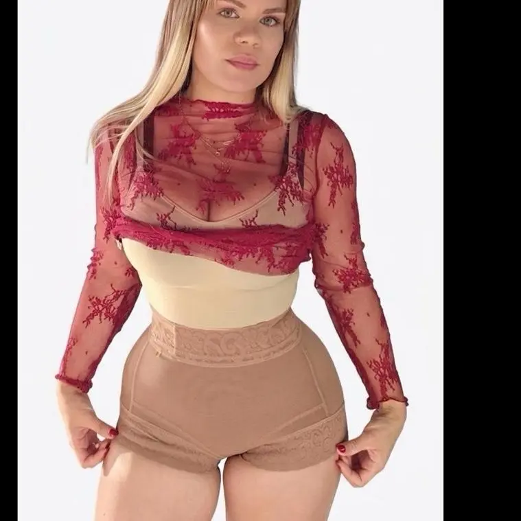 Women's Faja Boxer Shapewear - Style-Focused, Comfortable, Elegant Fit, Butt-Lifting Panty with Enhanced Support, Ref 16009-1