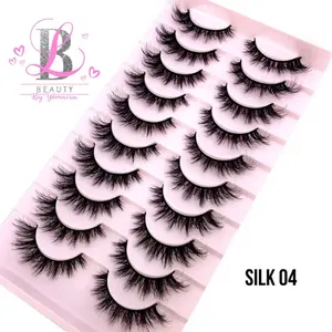 Silk False Eyelashes, Premium Makeup Accessory for Natural-Looking Eye Enhancement