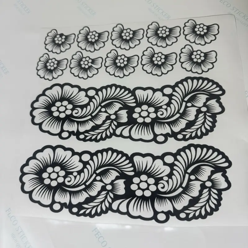 Henna-Style Body Art Stencils, Easy Apply Templates on Sticker Paper for a Glitter Effect, Hand & Finger Artwork for Adults, Henna Sticker, Tattoo, Hand Art, Glamorous, Single Item, Glow Like Africa, Unscented, None, Suit All Skins, Artistic