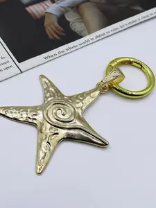 Starfish Design Keychain, Stylish Keychain, Fashionable Keychain for Women & Men, Trendy All-match & Exquisite Keychain for Birthday Gift