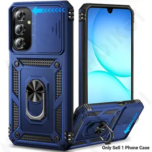 Phone Case: 3pcs [1 Phone Cover with 2 Clear Screen Protectors]Phone Case for Samsung S25 S24 Ultra Plus FE S25 FE A16 A15 A56 A55 A54 A34 A35 A36 Edge 4G 5G Camera Lens Cover Phone Ring Stand Rotate Cover