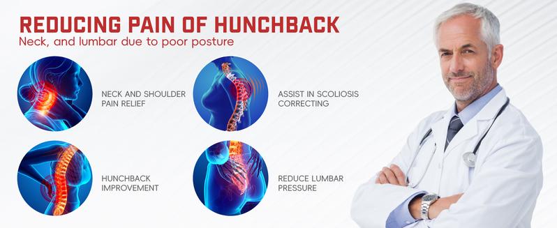 Back Brace Posture Corrector for Women and Men, Shoulder Straightener, Adjustable Full Back Support, Upper and Lower Back Pain Relief - Scoliosis, Hunchback, Hump, Thoracic, Spine Corrector