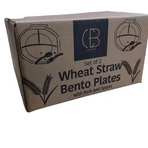 Wheat Straw Bento Plates nonstick bakingsheets