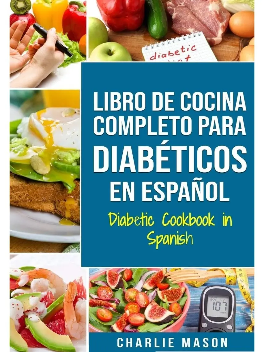 Spanish-Language Softcover Diabetic Recipe Book - Delicious and Healthy Cooking Guide for Diabetics