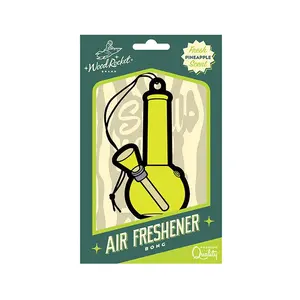 Wood Rocket Bong Air Freshener - Pineapple