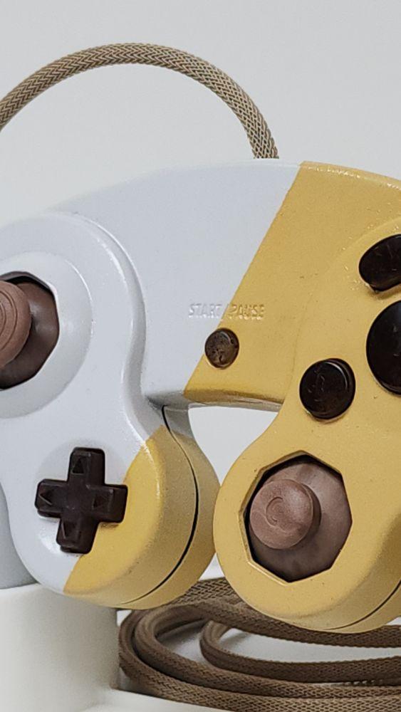 Control Freakz - The Latte - Custom Gamecube Controller - Coffee Infused Buttons and Triggers