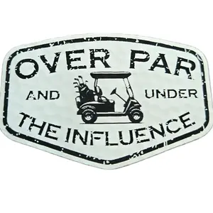 Richardson 112 Over Par Under the Influence - Structured Fit Classic Mesh Back Curved Brim Golf for Weekend Warriors & Happy Hour Hackers Casual Style hat trucker snapback hats men