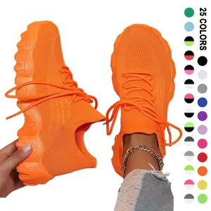 2025 Women's Newly Upgraded Eva Materials Casual Trainer, Super Light and Breathable Slip on Lace-up Low Top Sports Running Shoes, Women Workout Sneaker, Gift for Wife & Girlfriend Athletic Runner Footwear Women's Lightweight Eva Trainer Sneakers