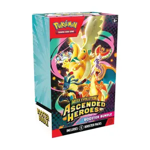 Ascended Heroes Booster Bundle Mega Evolution Pokemon Trading Card Game English