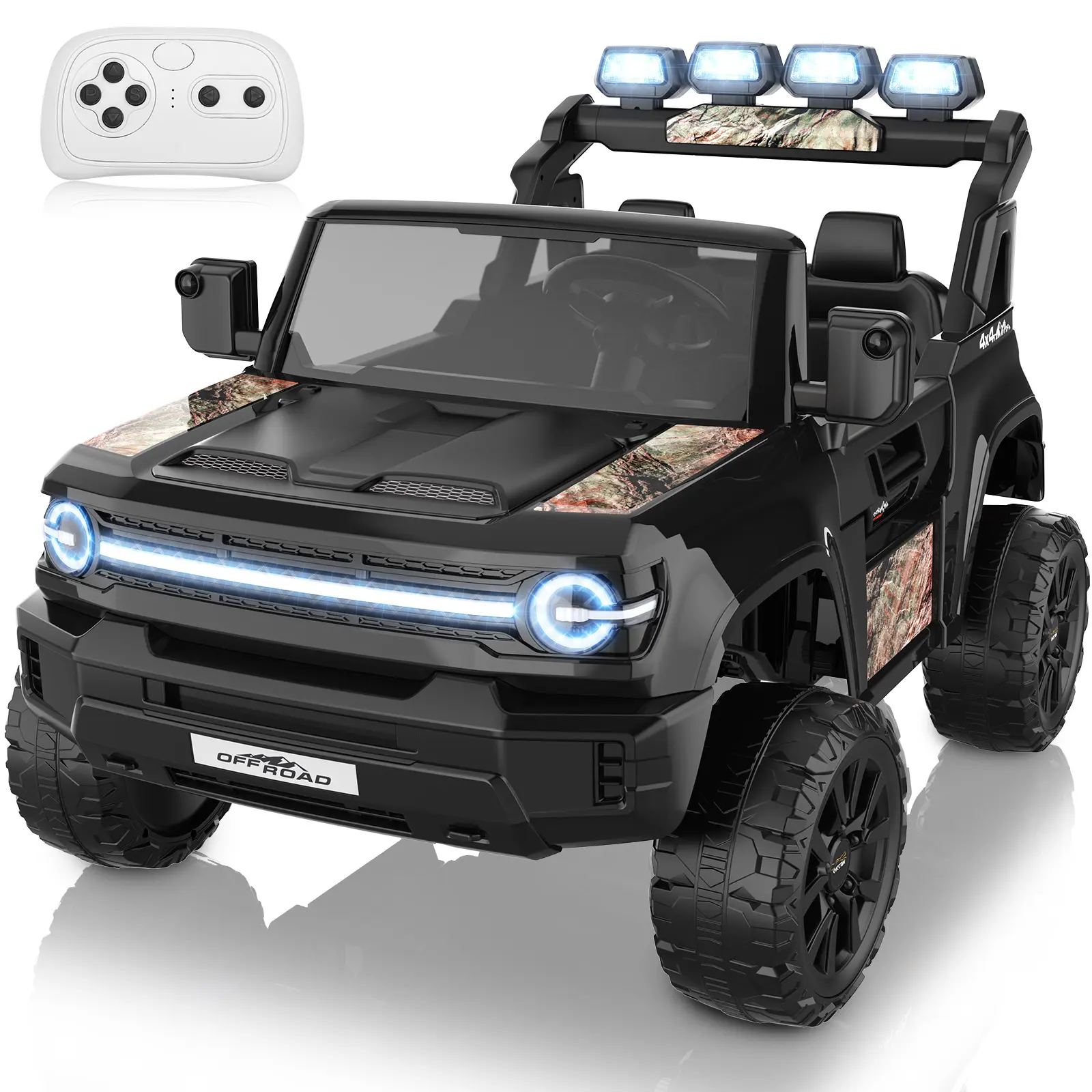 Black-XL 24V 2-Seater Truck