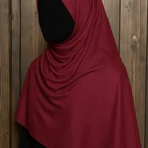 Jersey Hijab - Maroon Soft Stretch Scarf, Everyday Modest Wear