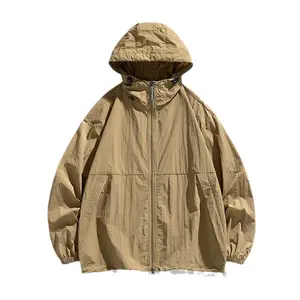 Kyn Apparel Men Hiking Jackets Summer Outdoor Waterproof Coat UPF 100+ UV Skin Protective Jacket Women Quick Drying Coat Lightweight Jacket