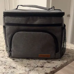 Insulated Lunch Bag for Women Men Reusable Lunch Box for Office Picnic Hiking Beach Leakproof Cooler Tote Bag Organizer with Adjustable Shoulder Strap for Adults