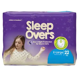 Cuties Sleep Overs Youth Youth Absorbent Underwear X-Large 85 to 140 lbs. SLP05303, 88 Ct