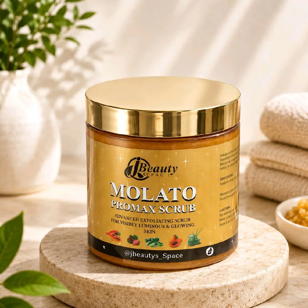 Molato Promax Brightening and Exfoliating Body Scrub, 500g