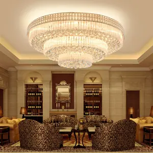 31.5inch Modern Gold Crystal Chandelier for Dining Room Luxury Ceiling Lamp Flush Mount LED Ceiling Light Fixture Pendant Lamp