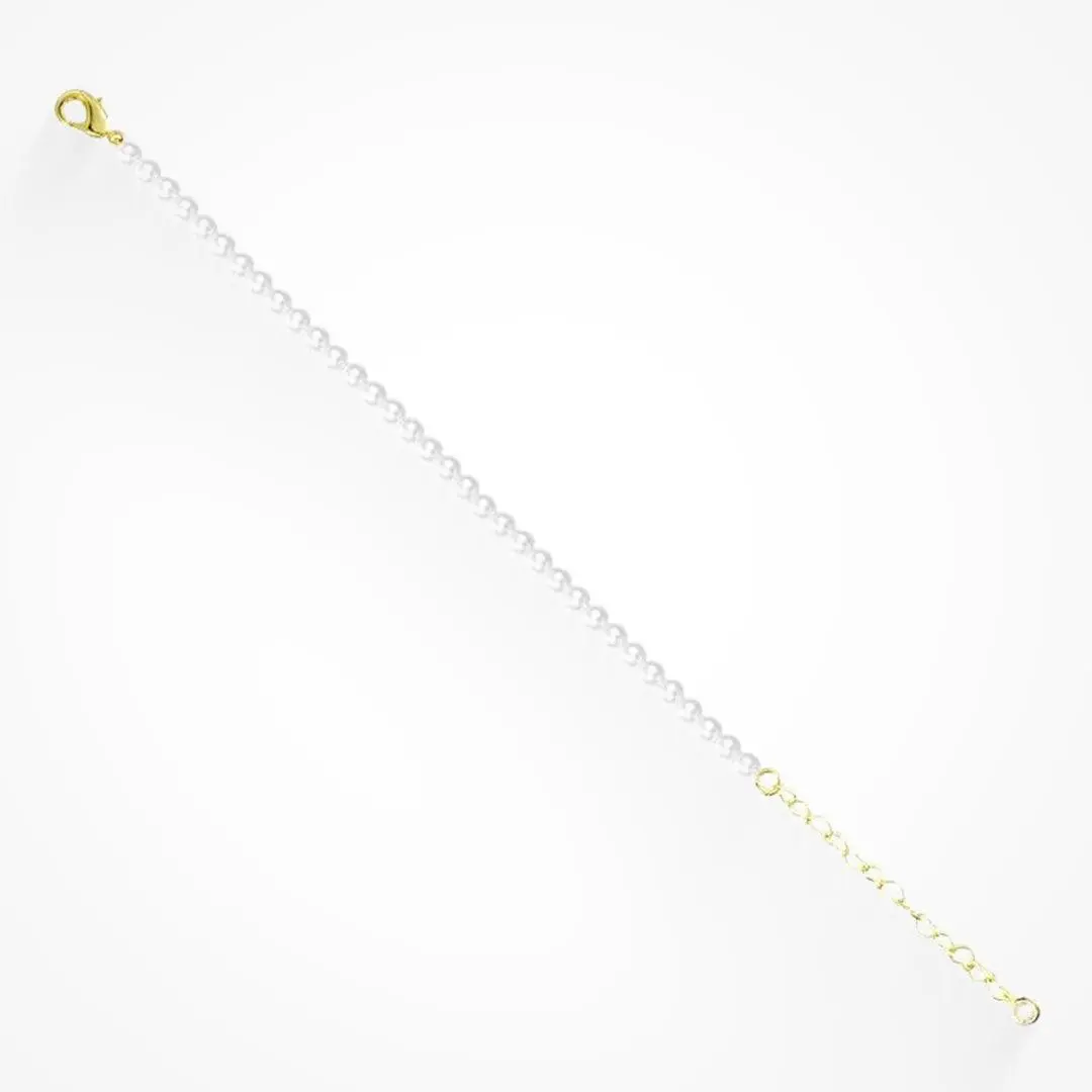 EVRY JEWELS Gold or Silver Plated Women's Hypoallergenic Girly Pearly Bracelet EVRY JEWELS Gold or Silver Plated Women's Hypoallergenic Girly Pearly Bracelet