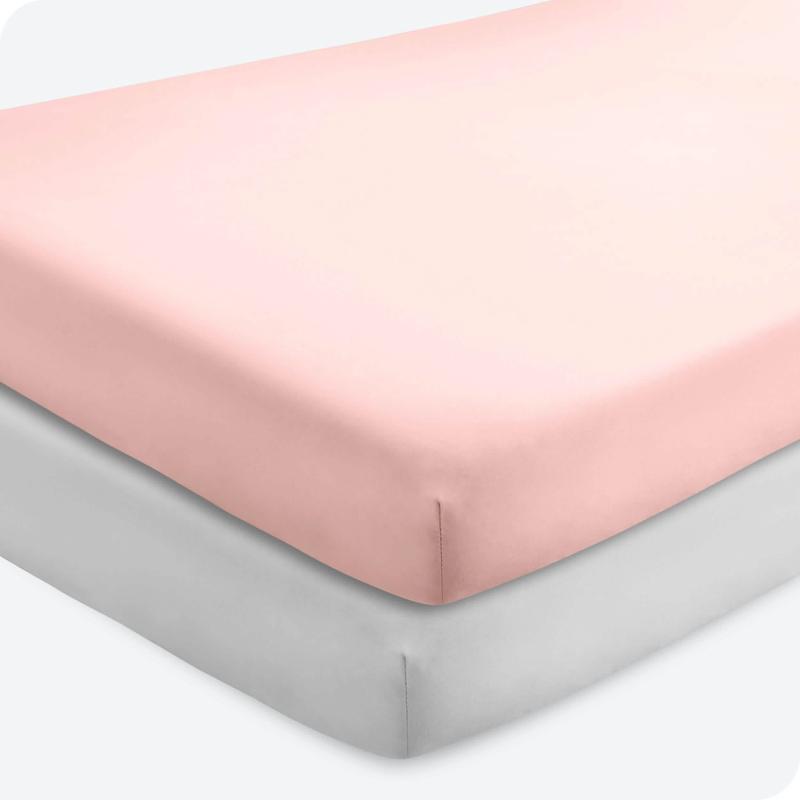 Bare Home Microfiber Crib Fitted Sheet
