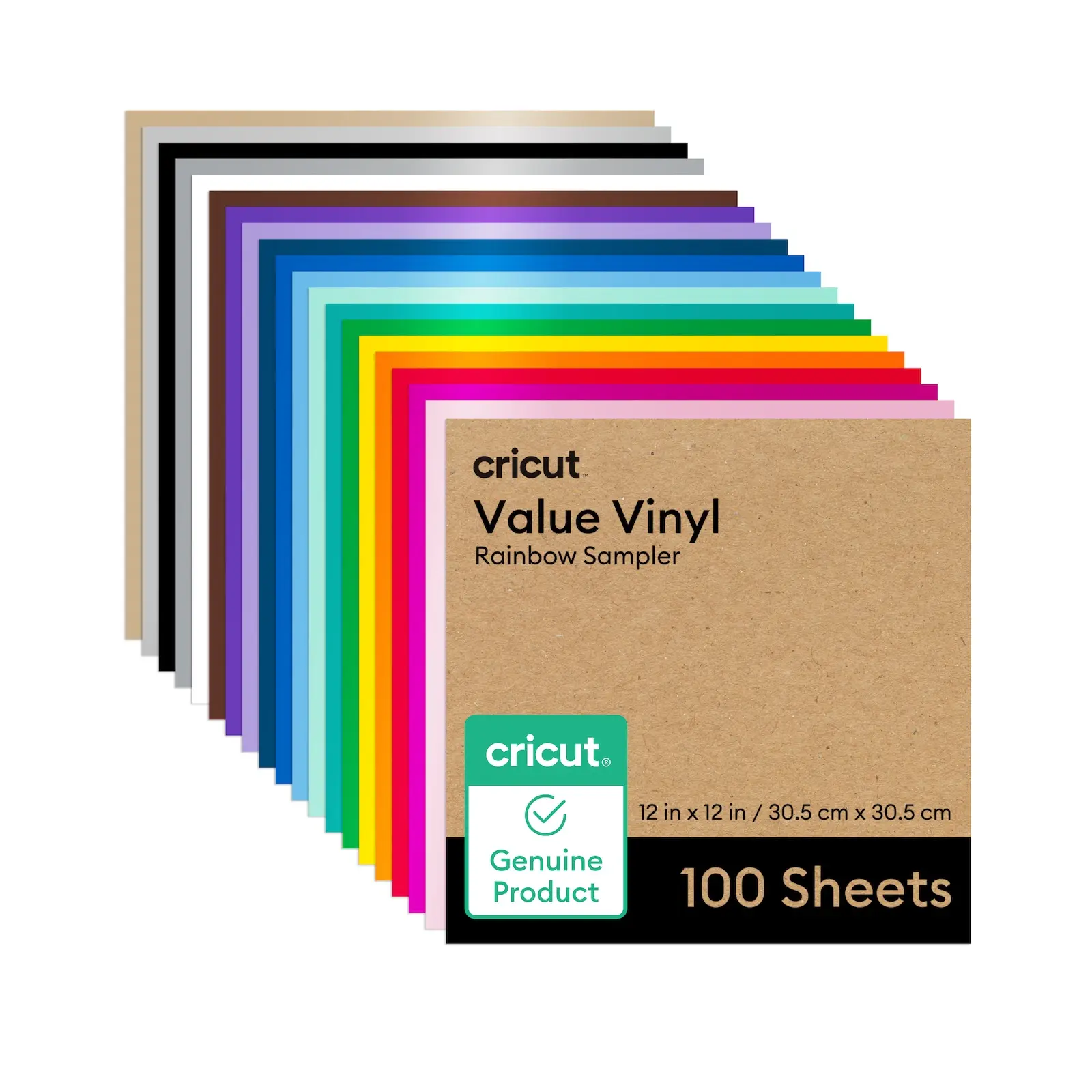 Cricut Vinyl Rainbow Sampler (100ct)