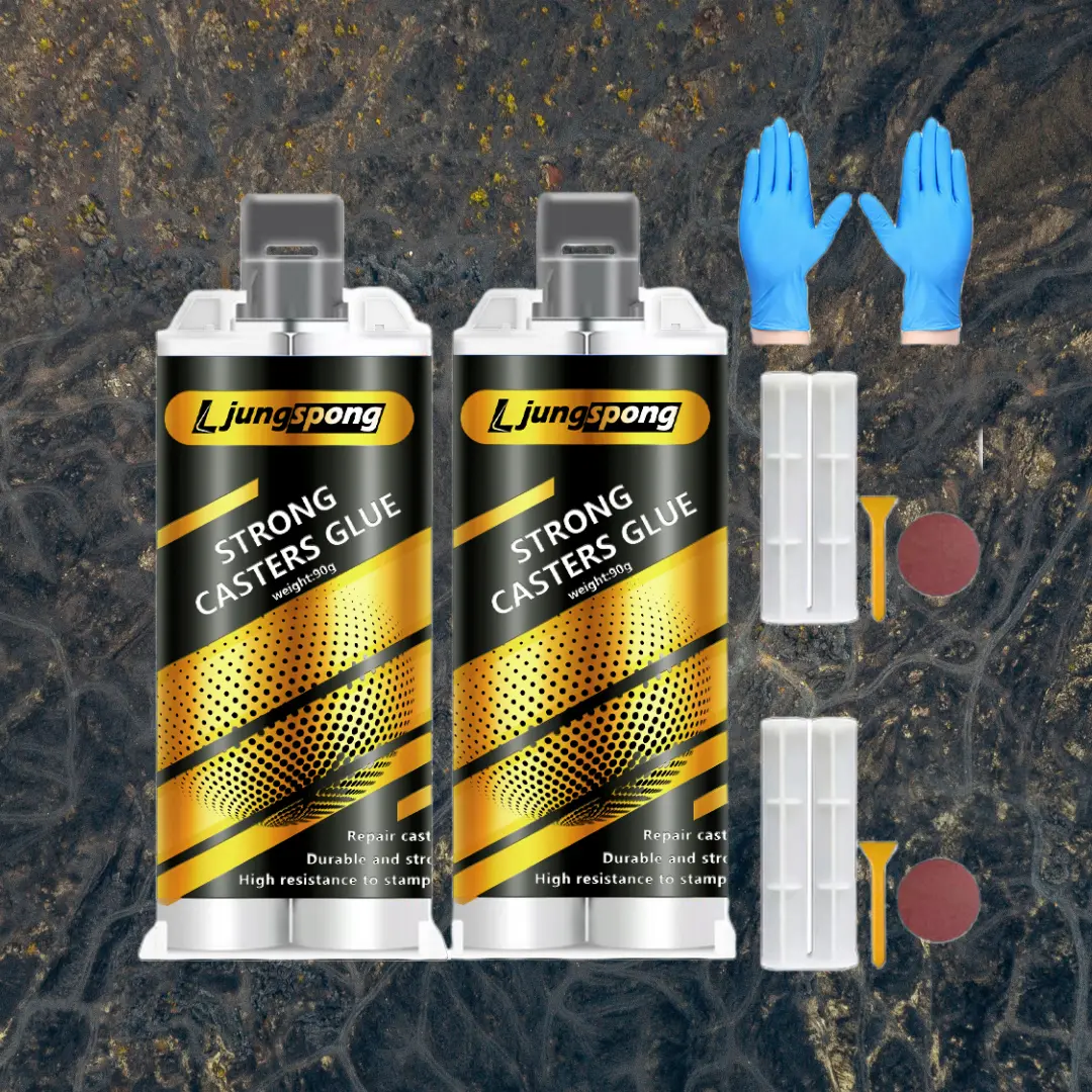 Premium Casting Glue Set with Tools - High Temp Resistant, Waterproof, Anti-Clogging for Stainless Steel Tank & Iron Repair AB Glue 2PCS
