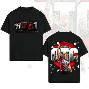 Roman Reigns OTC T-Shirt, Roman Reign Smackdown Wrestling Tee, Cotton, Sports Shirt, WWE, Workout Tshirt, Unisex, Graphic, Fitted - Menswear, Top