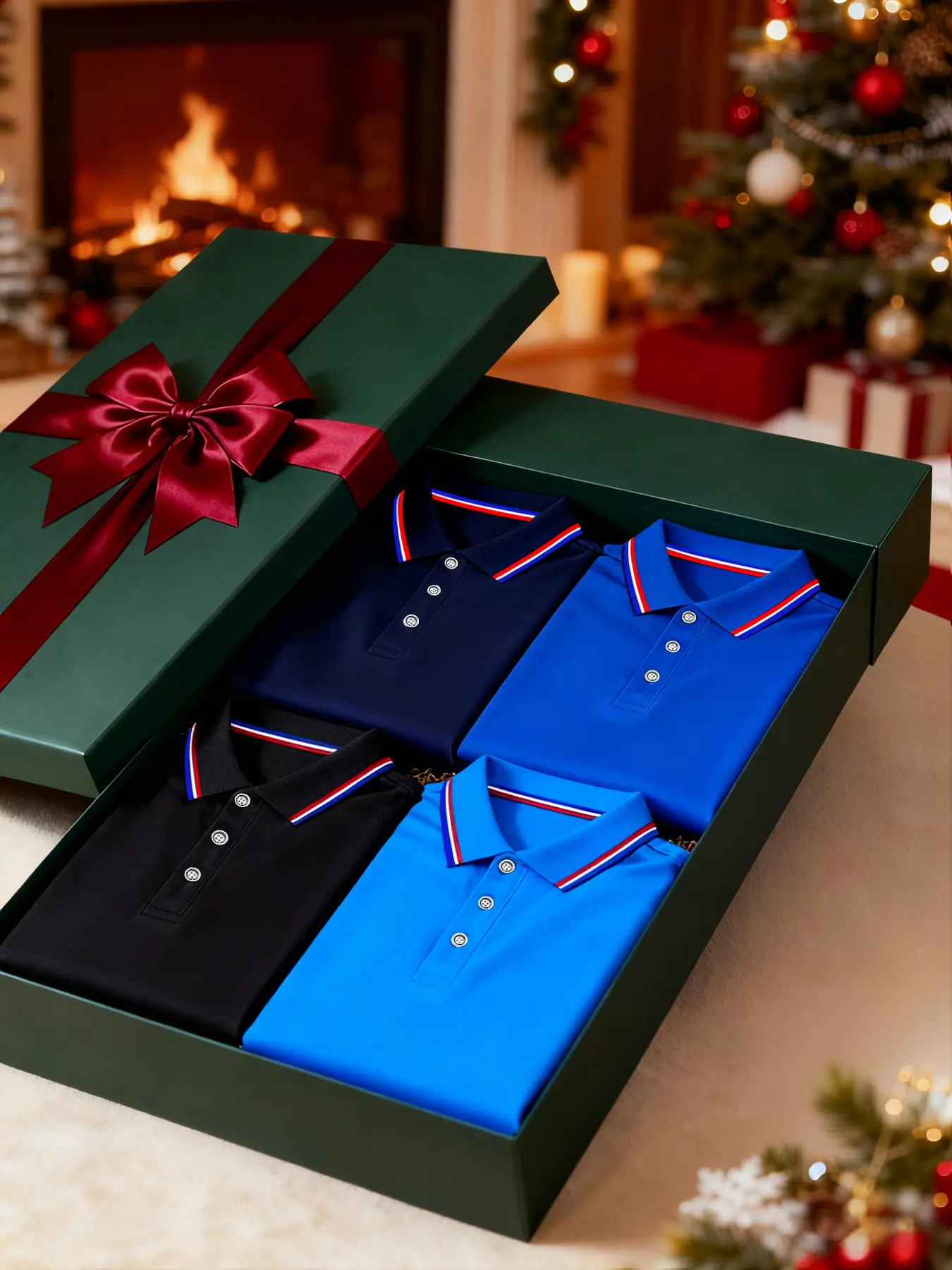 Set of 4 Summer Men's Short-Sleeve Polo Shirts Classic, Solid-color, Plain design, perfect for weekend outings Polo collar, pullover style, traditional fit Sporty casual golf shirt, breathable and cool Great gift for friends