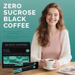 30 Sticks Zero Sucrose Black Coffee | Yunnan Arabica Instant Coffee | Hot & Cold Brew | 0 Sugar 0 Fat | On-The-Go for Work Travel